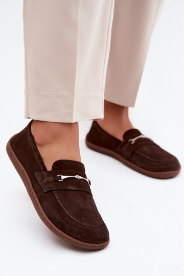 Mokassins Barefoot aus INildleder Zazoo 322 CzekoladoZue