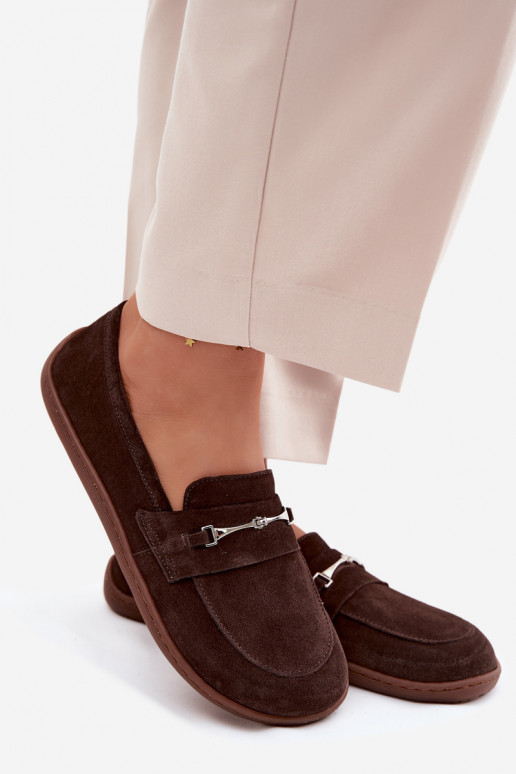 Mokassins Barefoot aus INildleder Zazoo 322 CzekoladoZue