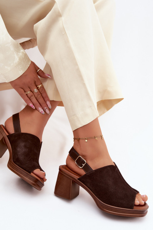 Haut Elegante High Heels aus INildleder Aufzeichnen Vinceza 39995 CzekoladoZue