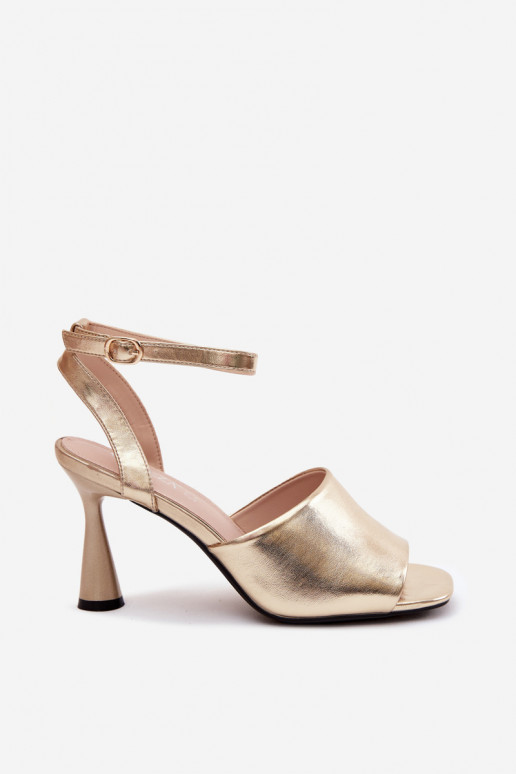 Goldene Damen-High Heels Vinceza 62297