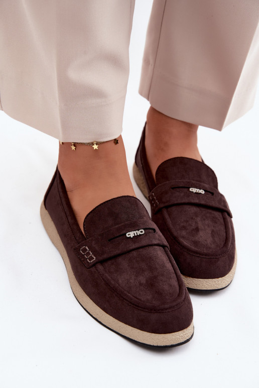 Mokassins für DamenImitacji aus INildlederu Vinceza 62273 CzekoladoZue