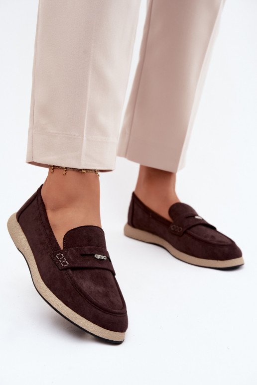 Mokassins für DamenImitacji aus INildlederu Vinceza 62273 CzekoladoZue