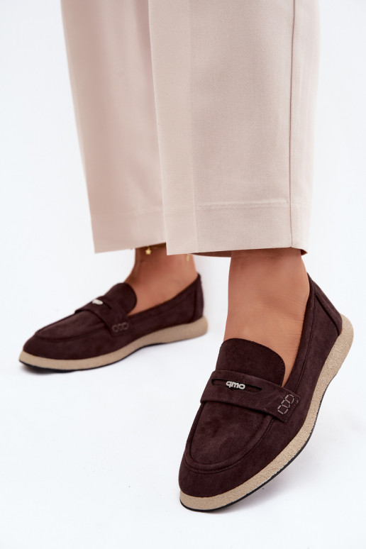 Mokassins für DamenImitacji aus INildlederu Vinceza 62273 CzekoladoZue