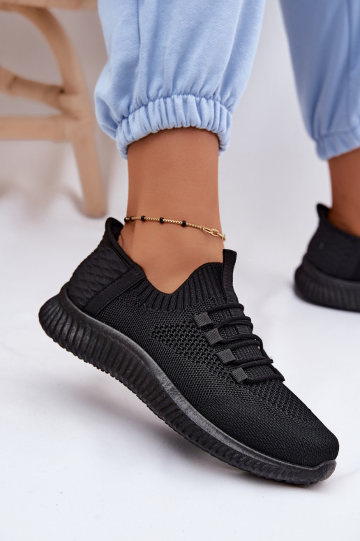 Schwarze Slipper-Sneaker Olive