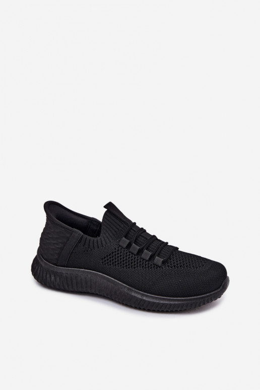 Schwarze Slipper-Sneaker Olive