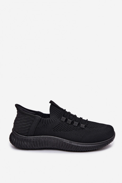 Schwarze Slipper-Sneaker Olive