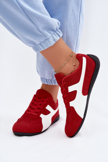 Sneakers Stilvollllschuhe Feminin rote Farbe Es mussple 2