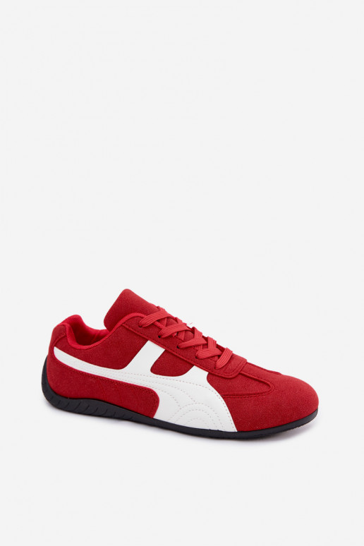 Sneakers Stilvollllschuhe Feminin rote Farbe Es mussple