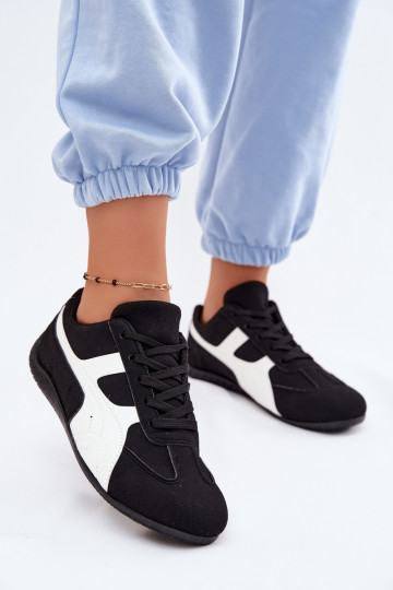 Schwarze Sneaker für Damen Tai 2