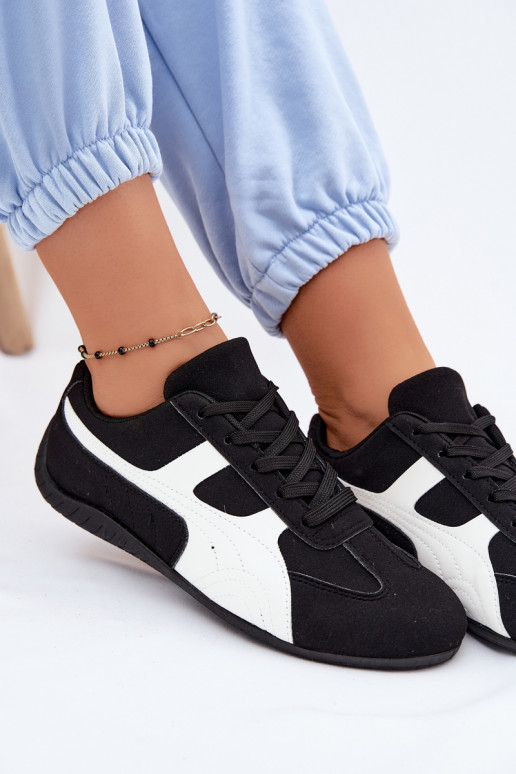 Schwarze Sneaker für Damen Tai