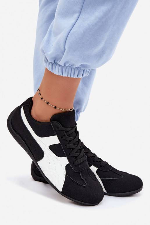 Sneakers Stilvollllschuhe Feminin schZuarze Farbe Es mussple