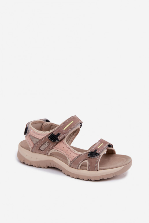 Damensandalen Feminin IN SportoZuym Stylu McKeylor 95414 Beige-pinke Farbe