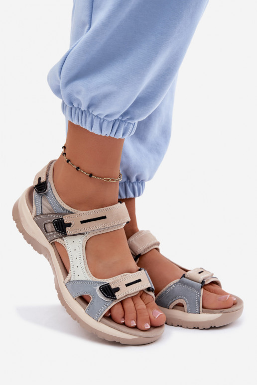 Damen Sport Sandalen McKeylor 95414 sand-blau