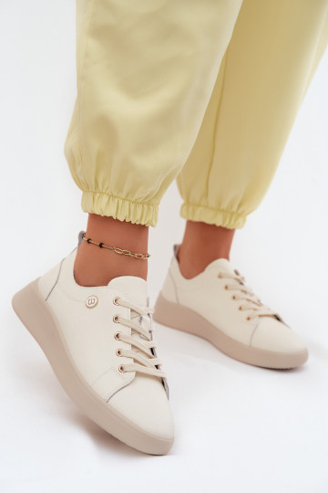 Haut Schuhe Feminin Vinceza 41508 elfenbeinfarbe