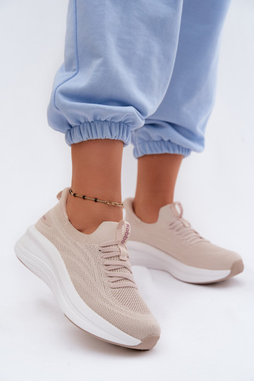  Turnschuhe Sneakers Stilvollllschuhe Feminin Ein überzeugendes Stilvollll Kobbo 102425 Beige 2