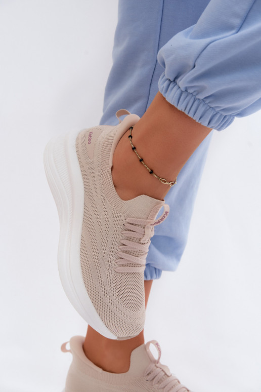  Turnschuhe Sneakers Stilvollllschuhe Feminin Ein überzeugendes Stilvollll Kobbo 102425 Beige