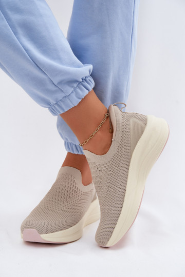 Ein überzeugendes Stilvollll Sneakers Stilvollllschuhe Feminin  Kobbo 102424 Beige 2