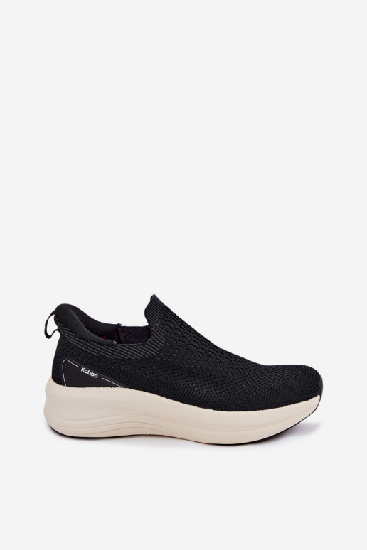 Slip-On Sport Schuhe Kobbo 102424 schwarz