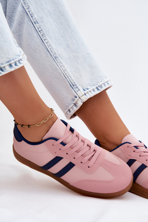 Sneakers Stilvollllschuhe Feminin pinke Farbe Seabell