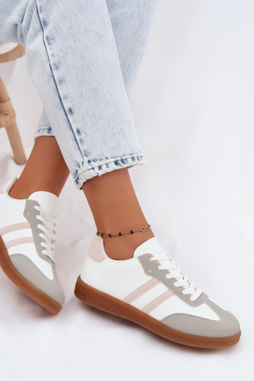 Weiß-rosa Sneakers Seabell