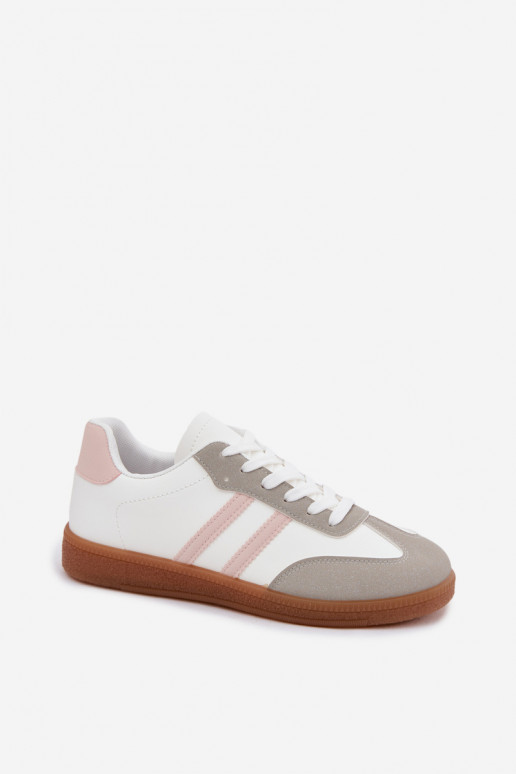 Weiß-rosa Sneakers Seabell