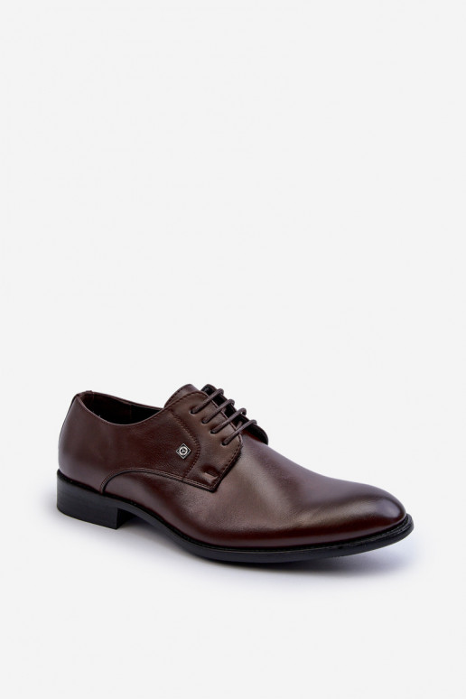für Männer Eleganter Stil Schuhe braune Farbe Jenavee