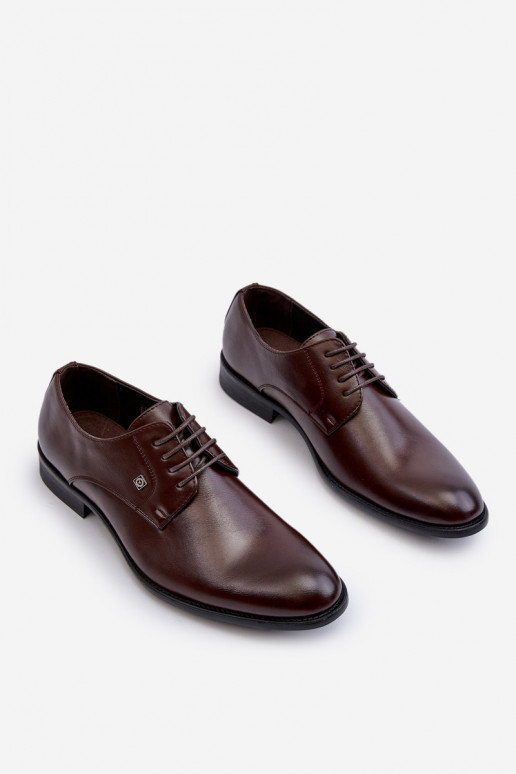 für Männer Eleganter Stil Schuhe braune Farbe Jenavee