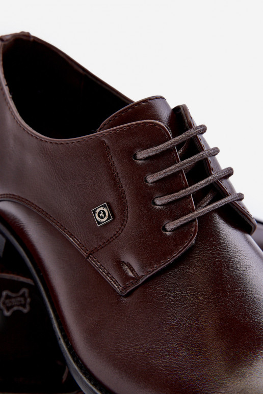 Herren elegante Schuhe braun Jenavee