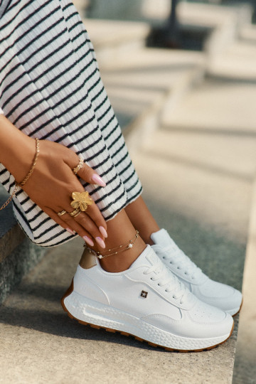  Turnschuhe Feminin Big Star RR274629 HI-POLY SYSTEM Zueiße Farbe