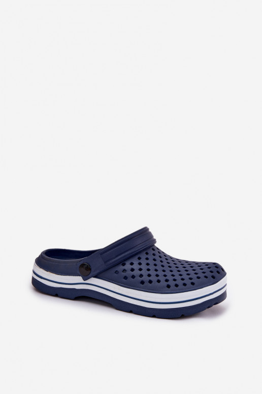 Leichte Damen dunkelblaue Slipper Ardanica
