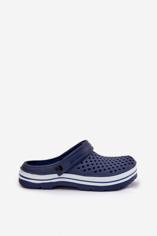 Leichte Damen dunkelblaue Slipper Ardanica