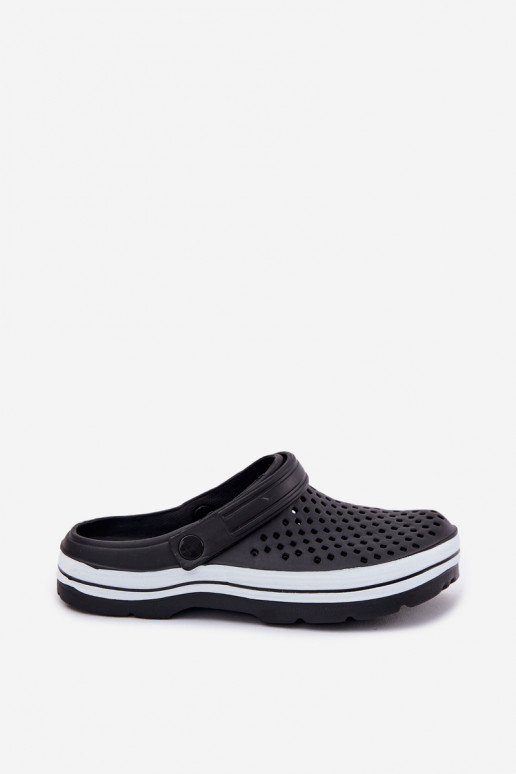 Leichte Herren schwarze Slipper Tai Turiravena