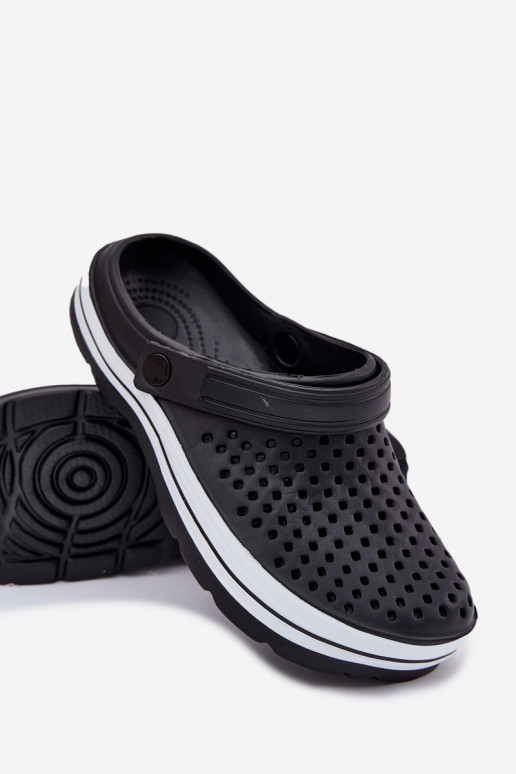 Leichte Herren schwarze Slipper Tai Turiravena