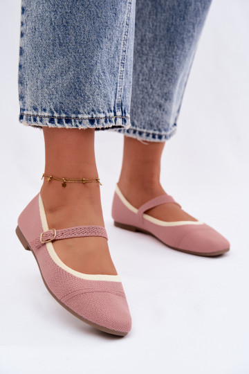 Ballerinas aus Netzmaterial rosa Zelisa 2