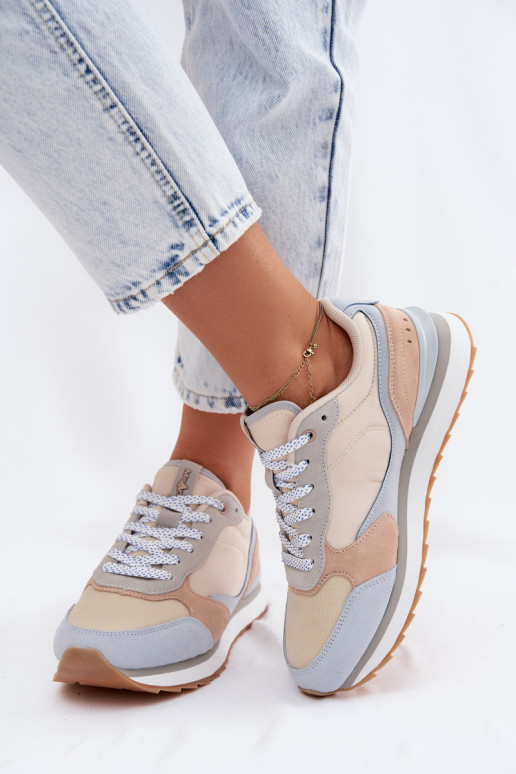 aus INildleder Sneakers Stilvollllschuhe Feminin McArthur MA2512IN blaue Farbe