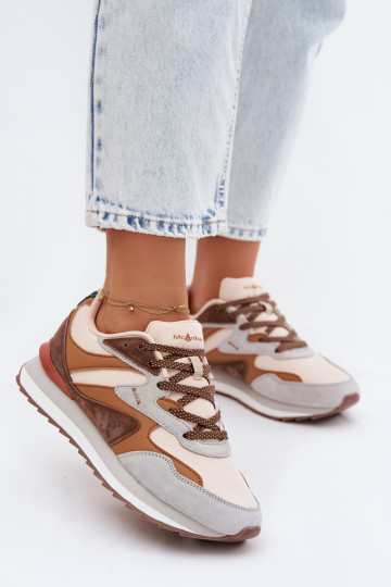 Braune Damen-Sneaker aus Wildleder McArthur MA253IN 2