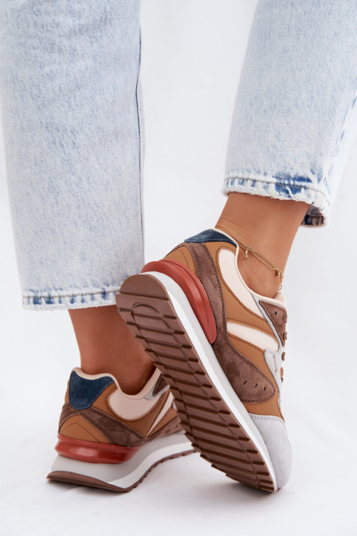 Sneakers Stilvollllschuhe Feminin aus INildleder McArthur MA253IN braune Farbe