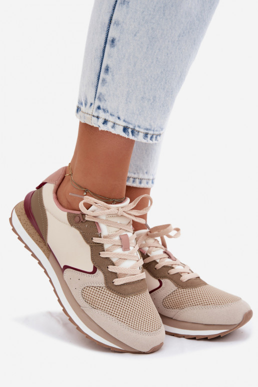 Sandfarbene Damen-Sport Schuhe McArthur MA257IN