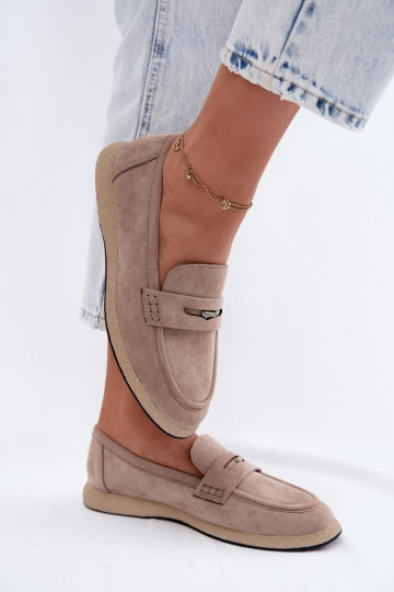 Mokassins für DamenImitacji aus INildlederu Vinceza 62273 Beige