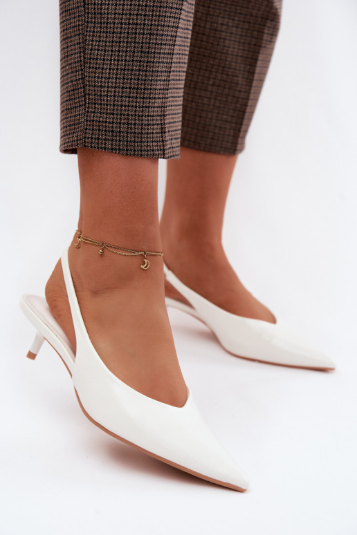 Lackierte Sandalen für DamenImitacji Skóry mit Absätzen Zueiße Farbe Averelle