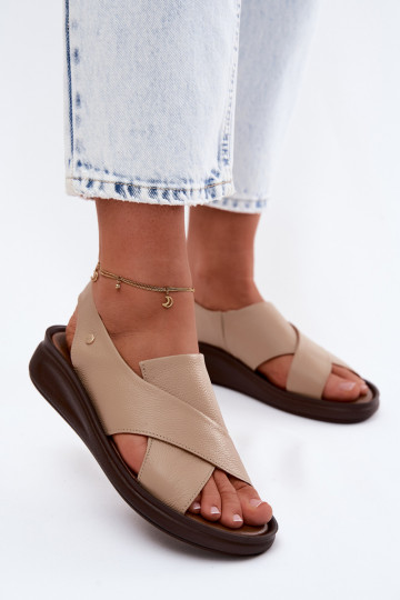 Zazoo 40392 Damen-Sandalen in Cappuccino 2