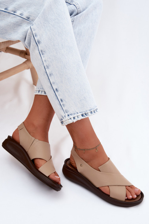 Zazoo 40392 Damen-Sandalen in Cappuccino