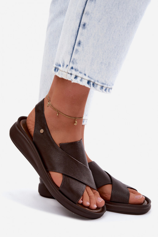 Zazoo 40392 Damen-Sandalen in Schokolade