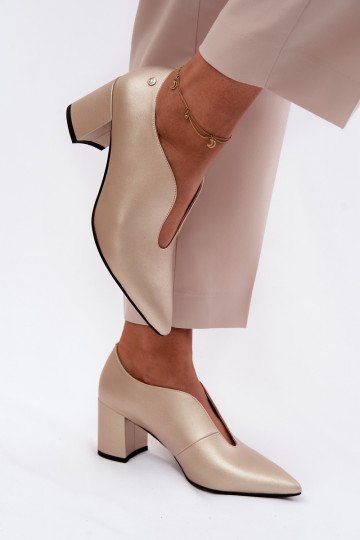 Damen Schuhe mit Absätzen Tai turiciejka K7469-26 gold