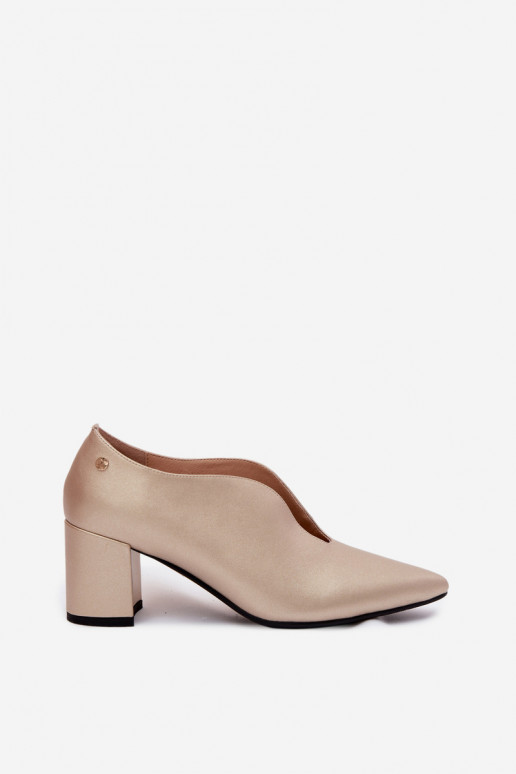 Damen Schuhe mit Absätzen Tai turiciejka K7469-26 gold