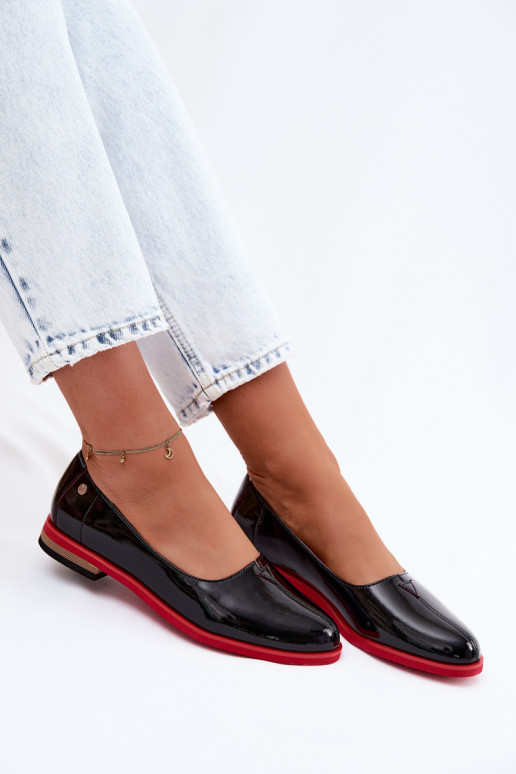 Lack ballerinas Tai turiciejka K7463-01 schwarz