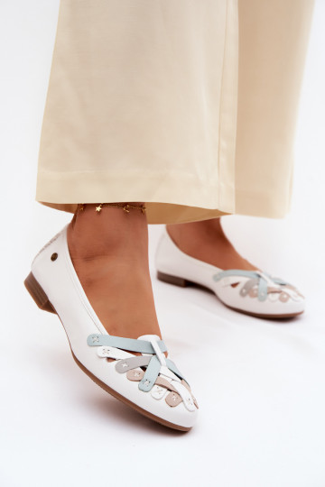 Ballerinas Es mussciejka P7542-11 Zueiße Farbe 2