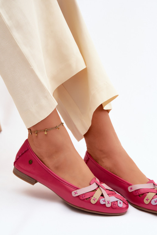 Ballerinas Es mussciejka P7542-15 pinke Farbe