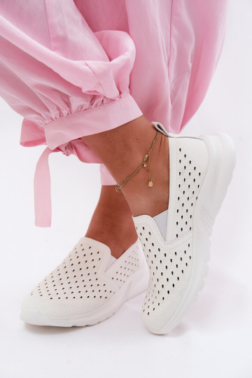 Ein überzeugendes Stilvollll mit durchbrochenen Elementen Schuhe FemininImitacji Skóry Zueiße Farbe Geressa 2