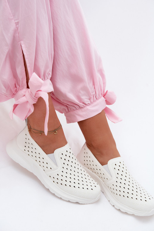 Ein überzeugendes Stilvollll mit durchbrochenen Elementen Schuhe FemininImitacji Skóry Zueiße Farbe Geressa